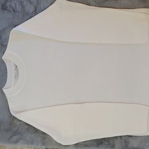 Like new XL Kim Rogers ivory sweater with cuddly soft fabric